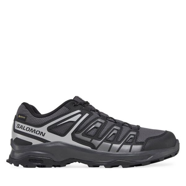 Trekkingi Salomon. Szare buty zimowe męskie Salomon, z gore-texu, bez zapięcia. Za 389.99 zł.