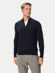 BOSS Kardigan H-Balonso 50566344 Niebieski Regular Fit. Niebieskie swetry męskie Boss, m, bez wzorów, z wełny, bez kołnierzyka, bez ramiączek. Za 799.99 zł.