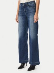 Liu Jo Jeansy UF6068 DS081 Granatowy Wide Leg. Niebieskie jeansy damskie Liu Jo, bez wzorów, z bawełny. Za 729.99 zł.