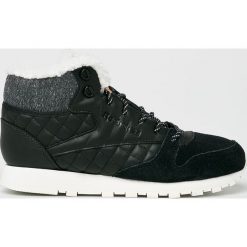 Reebok Classic - Buty Leather Arctic. Czarne obuwie sportowe damskie Reebok Classic, bez wzorów, z gumy, z okrągłym noskiem, bez zapięcia, Adidas Advantage, climacool (adidas). W wyprzedaży za 299.90 zł.