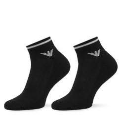 Skarpety długie EA7 Emporio Armani. Czarne skarpety męskie EA7 Emporio Armani, bez wzorów. Za 104.99 zł.