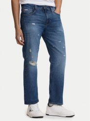 Guess Jeans Jeansy M5YA1B D6367 Niebieski Straight Fit. Niebieskie jeansy męskie Guess Jeans, z bawełny. Za 284.99 zł.