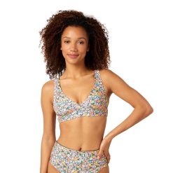Góra od stroju kąpielowego Rip Curl Afterglow Ditsy Halter Revo 3282. Bikini Rip Curl, xs, bez wzorów. Za 109.99 zł.