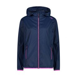Kurtka przeciwdeszczowa damska CMP. Czerwone kurtki sportowe damskie CMP, l, bez wzorów, bez ramiączek, bez kaptura, trekkingowe. Za 329.99 zł.