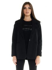 Bluza z kieszeń na co dzień na siłownię. Czarne bluzy damskie LEONE 1947 APPAREL, m, z aplikacjami, z gumy, bez ramiączek, bez kaptura. Za 168.36 zł.