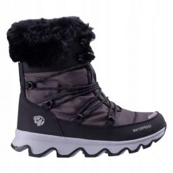 Buty Górskie Damskie Igory. Czarne obuwie trekkingowe damskie IGUANA, bez zapięcia. Za 300.99 zł.