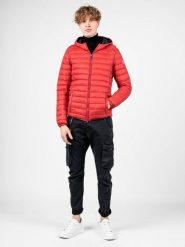 Invicta Kurtka "Down Jacket" | 4431449 | Mężczyzna | Czerwony. Czerwone kurtki męskie Invicta, m, z aplikacjami, z poliamidu, bez kaptura. W wyprzedaży za 419.00 zł.