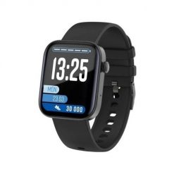 Zegarek inteligentny LAMAX BCool2 Plus Czarny IP67 1,8“ Android/iOS 260mAh BT5.1. Czarne zegarki smartwatch Lamax, bez wzorów. Za 150.99 zł.
