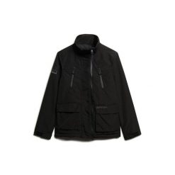 Kurtka wodoodporna Superdry Ultimate. Czarne kurtki męskie Superdry, m, bez wzorów, eleganckie, bez kaptura. W wyprzedaży za 582.45 zł.
