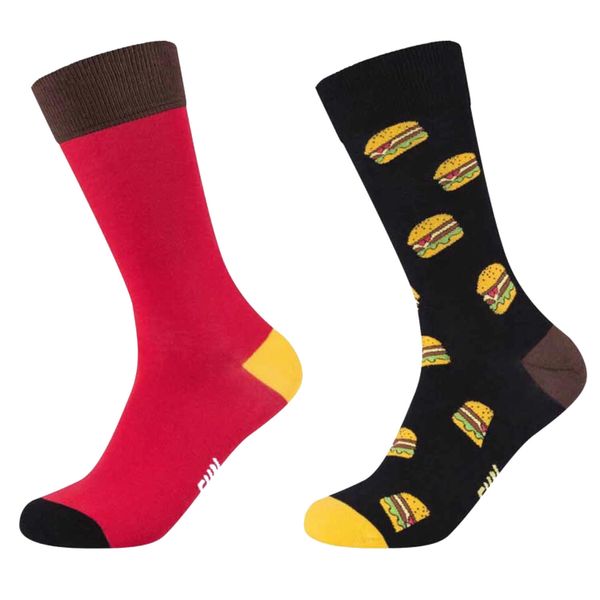 Skarpetki sportowe dla dorosłych FUNSOCKS Motifs 2PPK Socks. Buty sportowe męskie X-Socks, bez wzorów, z bawełny. Za 29.99 zł.