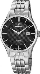 Zegarek Festina Zegarek męski Festina F20005-4 srebrny. Szare zegarki męskie Festina, bez wzorów, srebrne. Za 577.00 zł.