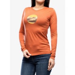 Bluza termoaktywna damska Sensor Merino Active Triglav Tee LS. Czerwone bielizna sportowa damska Sensor, na zimę, bez wzorów, sportowe, bez ramiączek, bez kaptura. Za 298.99 zł.