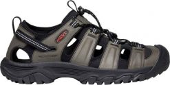 Keen Sandały męskie Targhee III Sandal Grey/Black r. 45 (1022428). Czarne sandały męskie Keen, bez wzorów, sportowe, bez zapięcia. Za 405.49 zł.