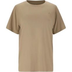 Koszulka damska Whistler Tuloni. Brązowe bluzki damskie Whistler, bez wzorów, bez kołnierzyka, bez ramiączek. Za 161.00 zł.