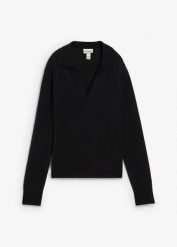 Sweter kaszmirowy z certyfikatem Good Cashmere Standard®. Czerwone swetry nierozpinane damskie bonprix, bez wzorów, z kaszmiru, bez kołnierzyka, bez ramiączek. Za 379.99 zł.