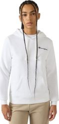 Champion Bluza damska Champion Hoodie Sweatshirt biała 118404 WW001 2XL. Białe bluzy damskie Champion, xl, bez wzorów, bez ramiączek, bez kaptura. Za 258.11 zł.