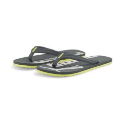 Klapki Puma Epic Flip V2 unisex. Szare klapki damskie Puma, na lato, bez wzorów, sportowe, bez obcasa, bez zapięcia. Za 78.30 zł.