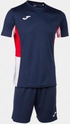 Joma Danubio II Sportset męska marynarka wojenna-biało-biała. Czerwone garnitury męskie Joma, l, bez wzorów, z materiału, eleganckie, bez kołnierzyka, bez ramiączek. Za 77.50 zł.