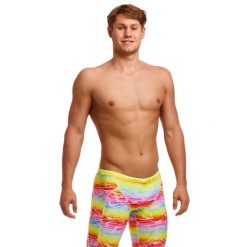 Spodenki kąpielowe męskie do pływania treningowe na basen Funky Trunks Jammer. Kąpielówki męskie Funky Trunks, m, bez wzorów. Za 221.39 zł.