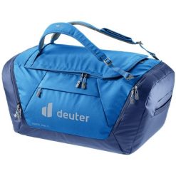 Torba podróżna Deuter Duffel Pro 90. Niebieskie torby podróżne damskie Deuter, bez wzorów, z materiału. Za 589.99 zł.