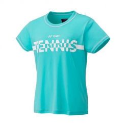 Koszulka sportowa damska Yonex Tennis Print. Niebieskie koszulki sportowe damskie YONEX, xs, bez wzorów, z poliesteru, bez ramiączek. Za 297.00 zł.