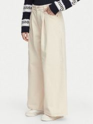 Tommy Jeans Jeansy DW0DW22409 Kremowy Loose Fit. Białe jeansy damskie Tommy Jeans, bez wzorów, z bawełny. Za 449.99 zł.