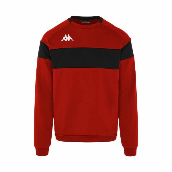 Bluza Kappa Dido. Czarne bluzy sportowe męskie Kappa, l, bez wzorów, bez kaptura, na fitness i siłownię. Za 161.65 zł.