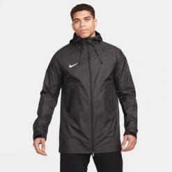 Kurtka treningowa przeciwdeszczowa męska Nike Academy Pro Storm-Fit. Białe kurtki męskie Nike, m, bez wzorów, sportowe, bez kaptura. Za 383.40 zł.