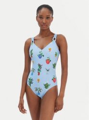 Seafolly Strój kąpielowy Playa Bonita 11098DD287 Błękitny. Niebieskie stroje kąpielowe damskie Seafolly, bez wzorów, z syntetyku. Za 769.99 zł.