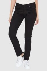 7 FOR ALL MANKIND Lekkie czarne jeansy Roxanne BAIR ECO RINSED BLACK. Czarne jeansy damskie 7 for all mankind, bez wzorów, z bawełny. W wyprzedaży za 399.99 zł.