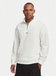 HUGO Bluza Durty244 50525881 Kremowy Relaxed Fit. Białe bluzy męskie Hugo, m, bez wzorów, z bawełny, bez ramiączek, bez kaptura. Za 449.99 zł.