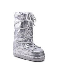 DeeZee Śniegowce NS9032-01 Srebrny. Szare śniegowce damskie DeeZee, z syntetyku, bez zapięcia. Za 199.99 zł.
