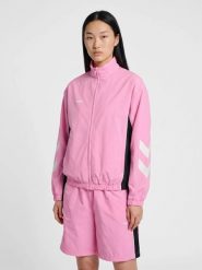 Damska bluza dresowa Hummel I-D. Czerwone bluzy damskie Hummel, l, bez wzorów, z dresówki, klasyczne, bez ramiączek, bez kaptura. Za 232.49 zł.