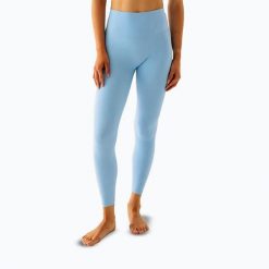 Legginsy do jogi damskie JoyInMe Oneness Yoga 7/8. Niebieskie legginsy damskie Joy in me, bez wzorów, z elastanu. Za 379.99 zł.
