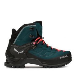 Trekkingi Salewa. Niebieskie obuwie sportowe damskie Salewa, bez wzorów, z gore-texu, bez zapięcia, trekkingowe, gore-tex. Za 1,149.00 zł.