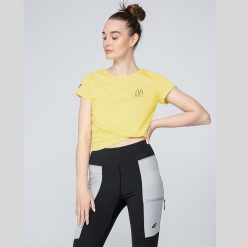 4f T-Shirt 4F H4L22-TSD068 73S H4L22-TSD068 73S żółty XS. Żółte t-shirty damskie 4F, l, bez wzorów, bez kołnierzyka, bez ramiączek. Za 27.99 zł.