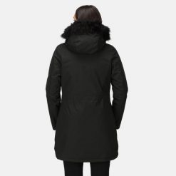 Kurtka Parka Sabinka Fur Trim Rozmiar 36 Czarny - RWP352-800. Czarne parki damskie Regatta, bez wzorów, z tkaniny, bez kaptura. W wyprzedaży za 199.99 zł.