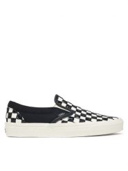 Vans Tenisówki Classic Slip-On VN000D6Y7051 Czarny. Czarne trampki i tenisówki damskie Vans, bez wzorów, z materiału, bez zapięcia. Za 339.99 zł.