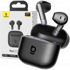 Słuchawki douszne Baseus Bass BS2 Lite TWS - czarne. Czarne słuchawki bezprzewodowe Baseus. Za 46.24 zł.