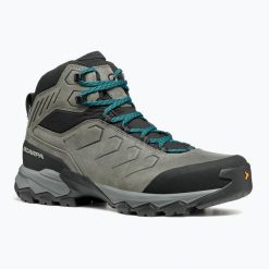 Buty trekkingowe męskie SCARPA Moraine Mid Pro Gtx. Szare buty zimowe męskie Scarpa, bez wzorów, bez obcasa, bez zapięcia. Za 719.99 zł.