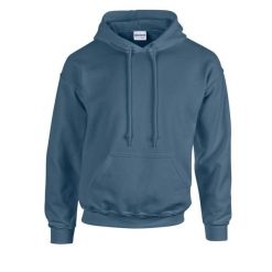Bluza Z Kapturem Dla Dorosłych Unisex Heavy Blend. Niebieskie bluzy męskie GILDAN, m, bez wzorów, bez ramiączek, z kapturem. Za 74.99 zł.