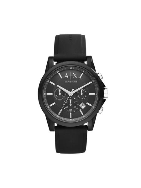 Armani Exchange Zegarek AX1326 Czarny. Czarne, analogowe zegarki męskie Armani Exchange, bez wzorów. Za 619.99 zł.