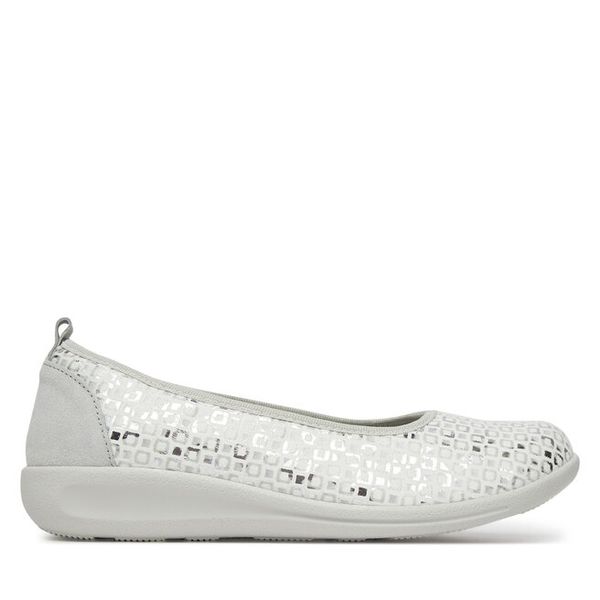 Półbuty Comfortabel. Białe półbuty damskie Comfortabel, bez wzorów, bez obcasa, na płaskiej podeszwie, bez zapięcia. Za 259.99 zł.