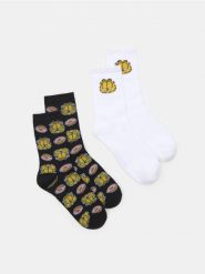 Skarpetki Garfield 2 pack - wielobarwny. Skarpety męskie Sinsay, bez wzorów. Za 15.99 zł.