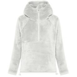 Bluza Z Kapturem Deha Polar Fleece Half-Zip Hoodie Damskie. Białe bluzy damskie Deha, s, bez wzorów, z elastanu, sportowe, bez ramiączek, z kapturem. Za 491.99 zł.