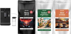Ekspres ciśnieniowy 4Swiss 4Swiss A22 Modena + zestaw kaw 3x 500g. Ekspresy ciśnieniowe 4swiss. Za 1,299.00 zł.