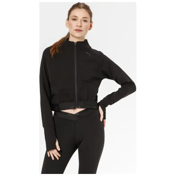 Puma Bluza Soft Sports , czarny, rozmiar M. Czarne bluzy damskie Puma, m, bez wzorów, z bawełny, bez ramiączek, bez kaptura. W wyprzedaży za 159.99 zł.