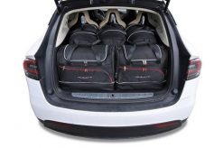 Torby Do Bagażnika Tesla Model X Ev 2016+ 7Szt Kjust. Czarne torby podróżne damskie KJUST, bez wzorów, z kauczuku. Za 2,109.00 zł.