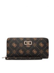 Guess Portfel Emelie Logo Slg SWGP99 28146 Brązowy. Brązowe portfele damskie Guess, ze skóry. Za 299.99 zł.