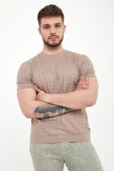 Sweter męski z krótkim rękawem Theor JOOP!. Swetry męskie JOOP!, m, bez wzorów, bez kołnierzyka, bez ramiączek. Za 549.00 zł.